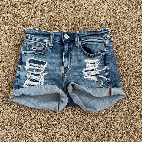 American Eagle blue jeans shorts - Picture 1 of 3
